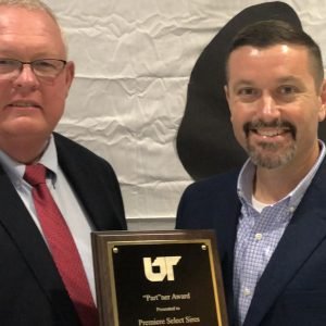 Barnes and Premier Receive UT Award