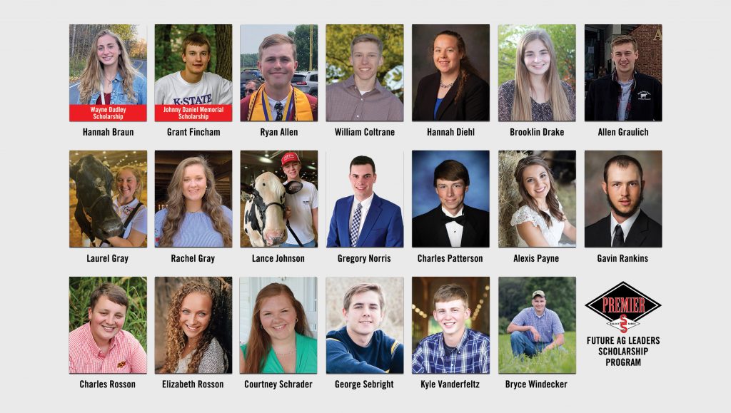Twenty Students Receive a Total of $20,000 in 2021 Premier Select Sires Scholarships